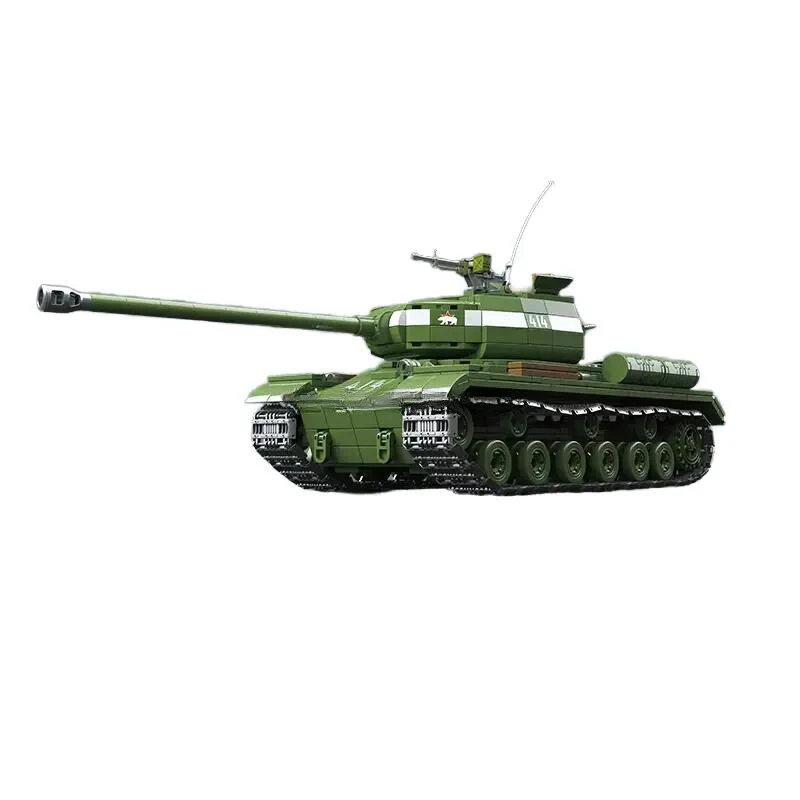 1703 Parça Ağır Zırhlı Tank Yapı Modeli – Çocuklar için Asker Figürleri ile Plastik DIY Seti