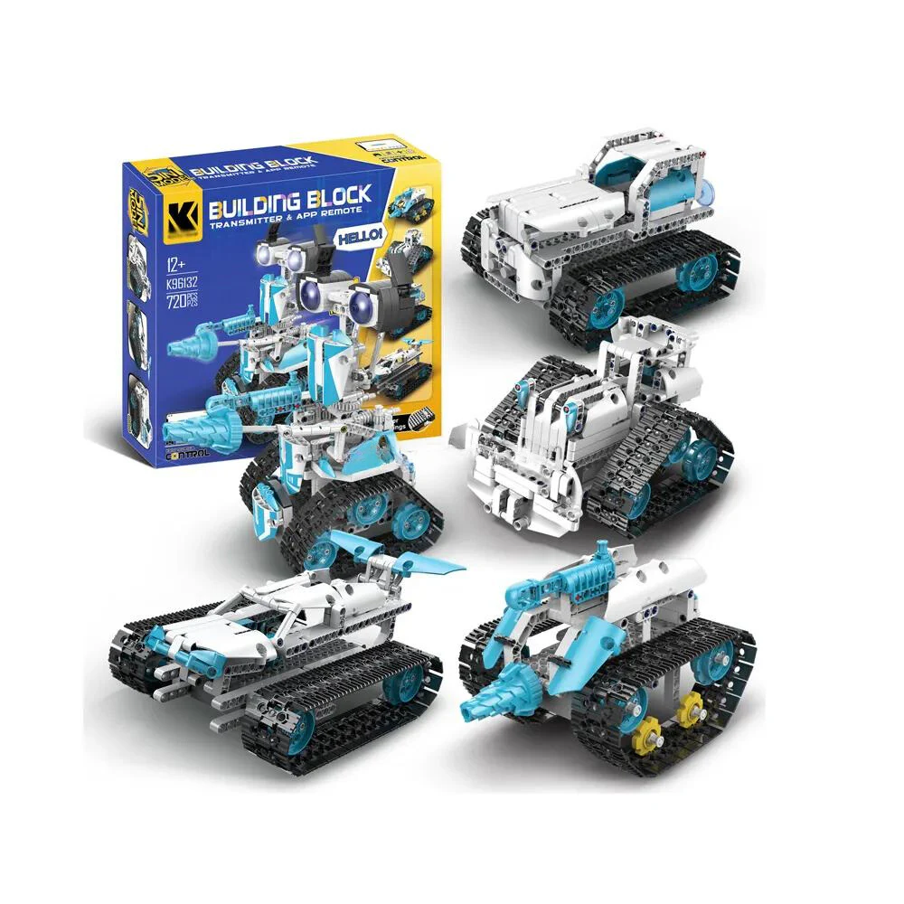 269 Parça 5-in-1 STEM Eğitici Elektrikli DIY Programlama Robot Seti – Bilim Oyuncakları Ausma K96132