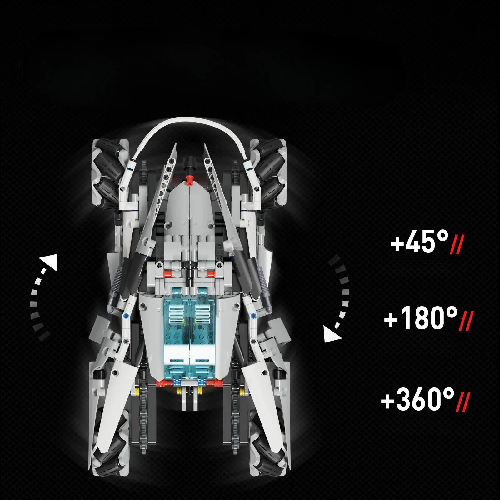 612 Parça 4 Model STEM Programlanabilir Robot Yapı Bloğu Seti – Eğitici Elektronik Oyuncak Ausma K96118