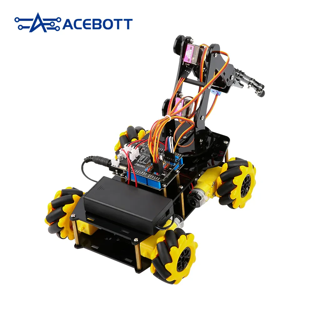 ACEBOTT ESP32 5DOF Robot Kol ve Akıllı Araç Kiti
