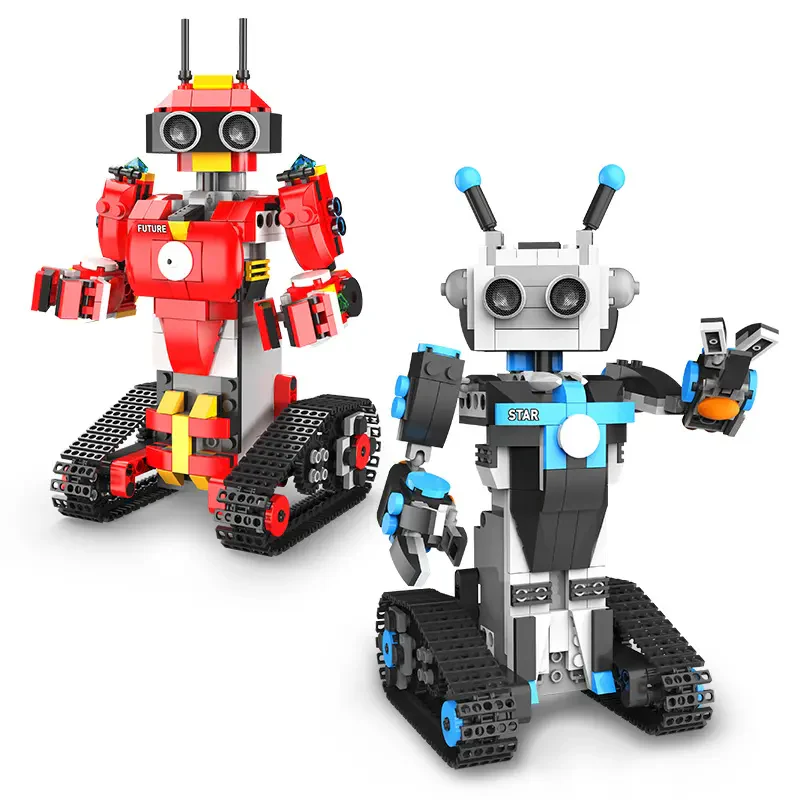 Akıllı Blok Yapım Programı ile İnşa Edilen Robot Eğitici RC Blok Seti – Akıllı Uzaktan Kumandalı Robot Oyuncakları KZY B