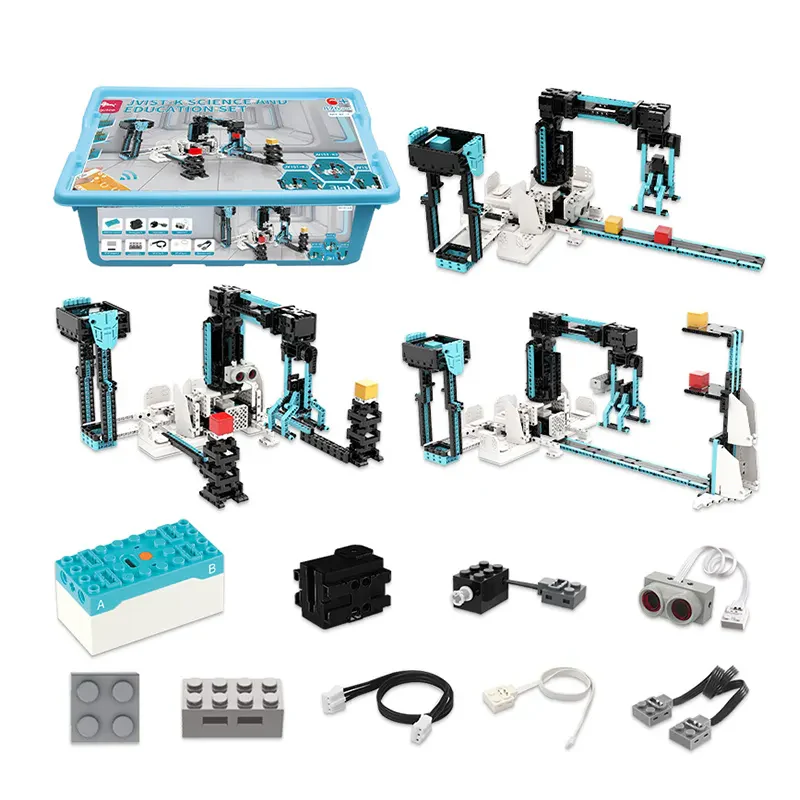 BC-228 DIY APP Kontrol Elektronik Eğitim ve Kodlama Kiti Uzaktan Kumandalı Akıllı Robot Yapım Oyuncağı