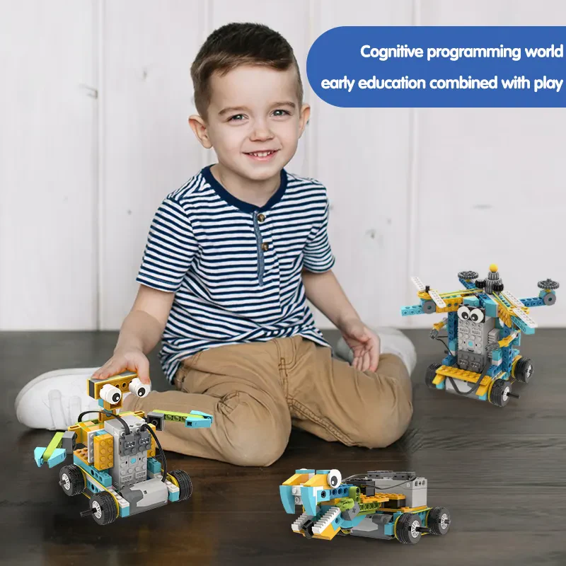 BC-229 RC Akıllı Robot STEM Eğitim Seti Programlama ve Robotik Öğrenme Oyuncağı