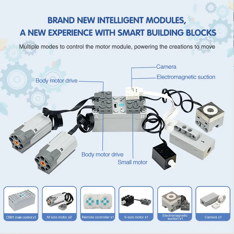BC-229 RC Akıllı Robot STEM Eğitim Seti Programlama ve Robotik Öğrenme Oyuncağı
