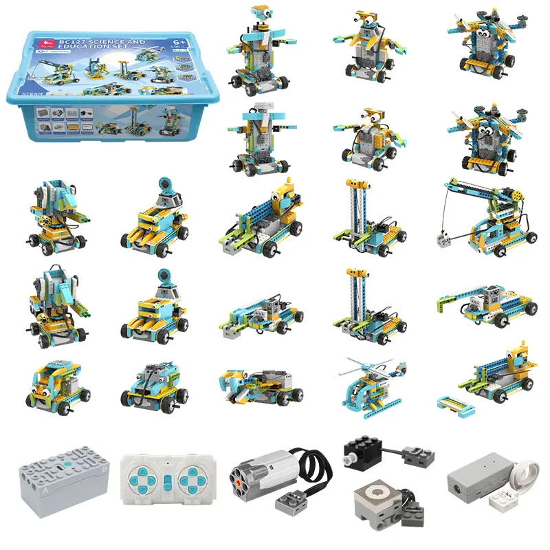 BC-229 RC Akıllı Robot STEM Eğitim Seti Programlama ve Robotik Öğrenme Oyuncağı