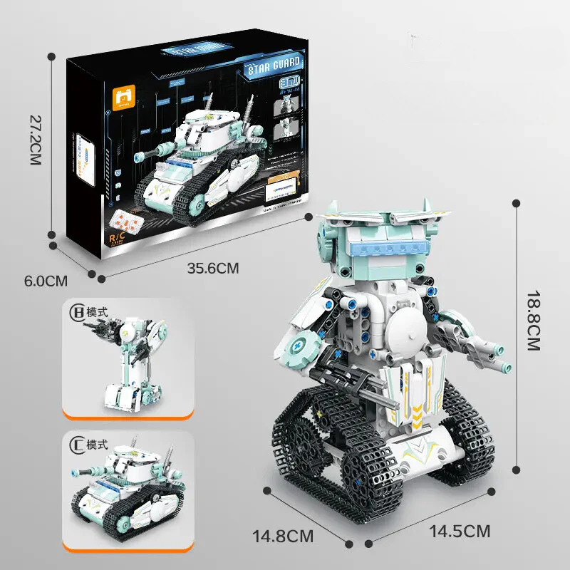 BC-38 497 Parçalı Uzaktan Kumandalı Programlanabilir Robot – STEM Eğitim Kiti