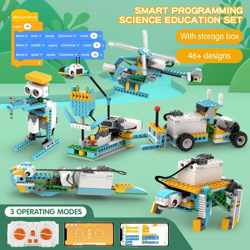 BC-82 Bulmaca Öğrenme Robotu Mantık Eğitim Kiti, Model Yapma ve Programlama Seti