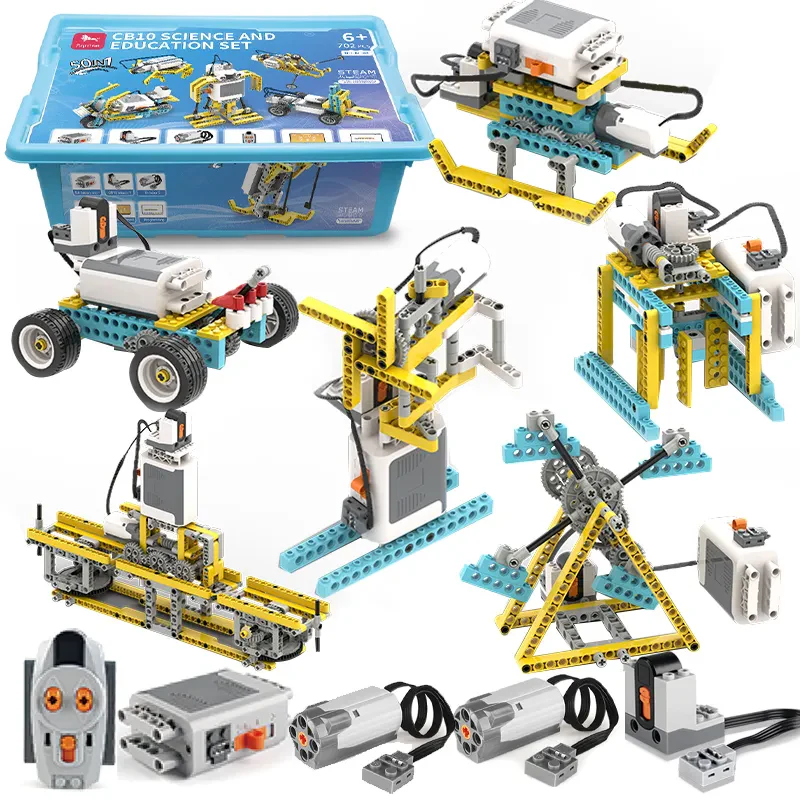 BC-84 Programlanabilir Mekanik Robot Eğitim Kiti, Mantık ve Yapı Blokları Seti