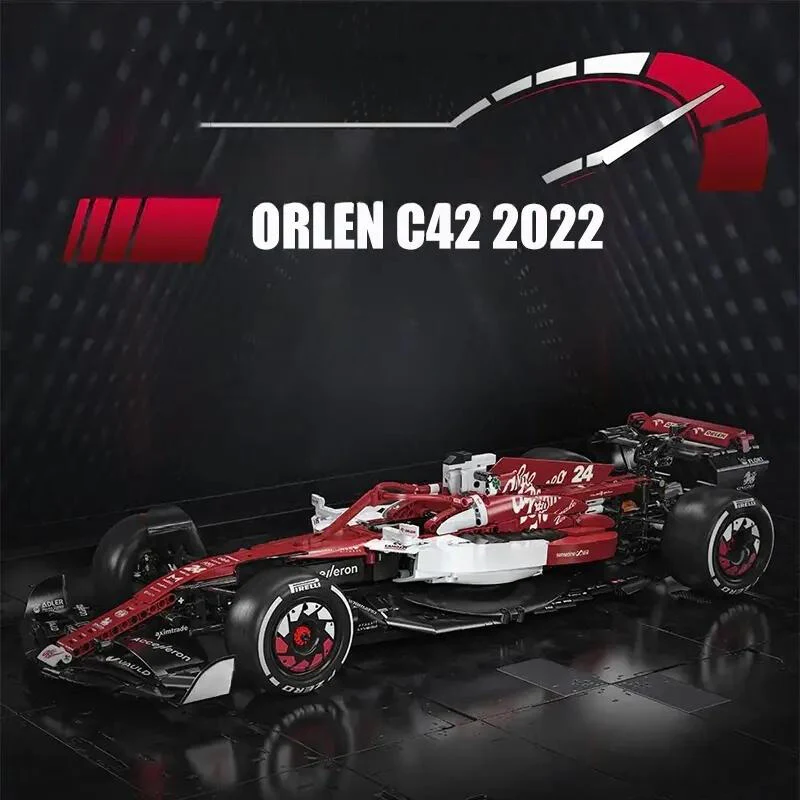CaDa C64005 Yeni Technic 1:8 Alfa Racing C42 Araba Modeli
