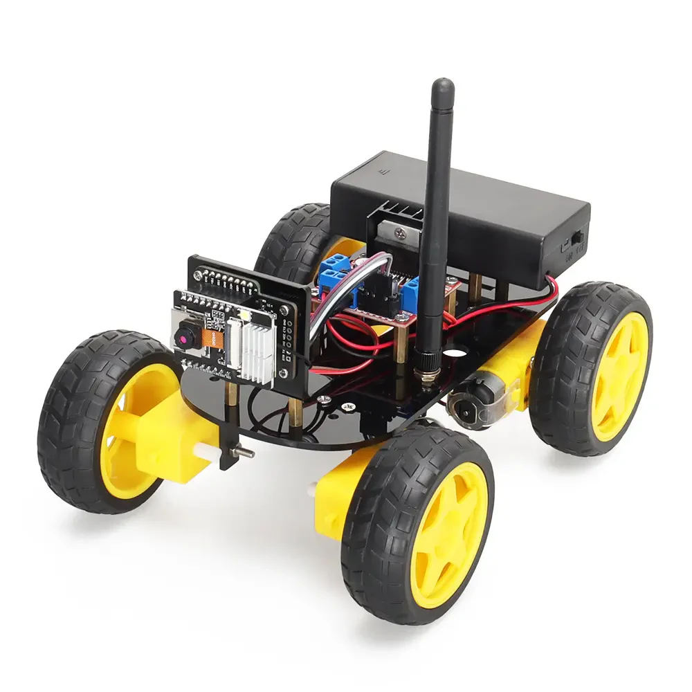 DIY Akıllı Robot Araba Kiti – ESP32 Kamera ile Eğitim Seti KZY5081