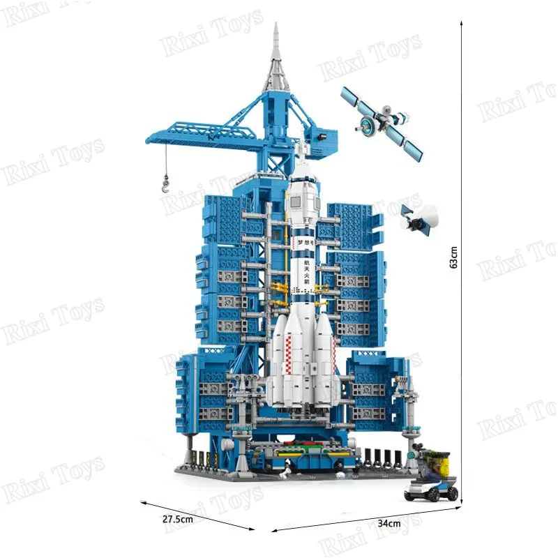 Eğitici Uzay Mekiği Roket DIY Yapı Blokları Seti – Uzay Aracı Modeli LELE BROTHER 8818