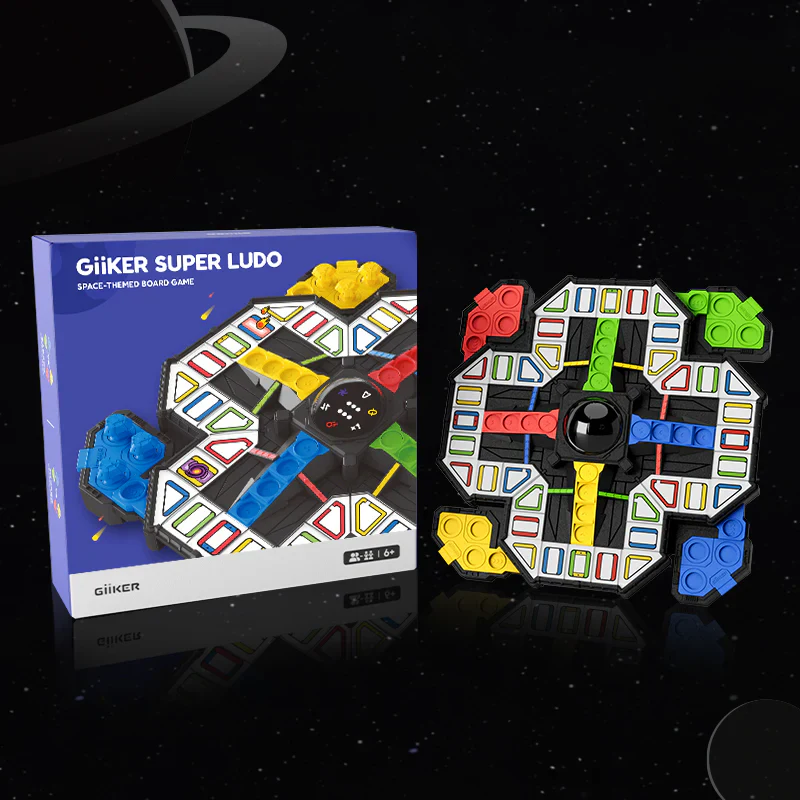 GiiKER Super Ludo Akıllı Elektronik Masa Oyunu Ekransız Aile Eğlencesi