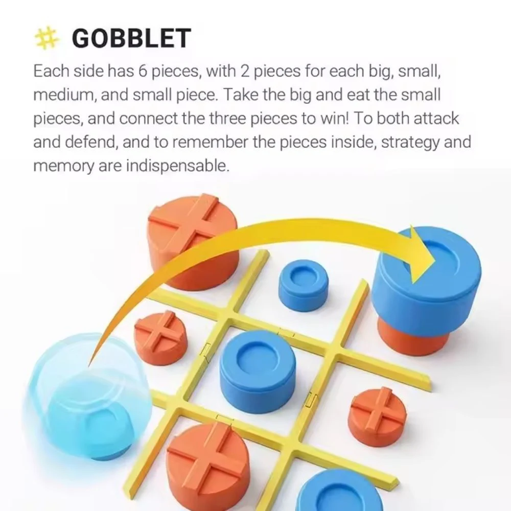 Giiker Tic Tac Toe Bolt 3-in-1 Bulmaca Oyun Konsolu