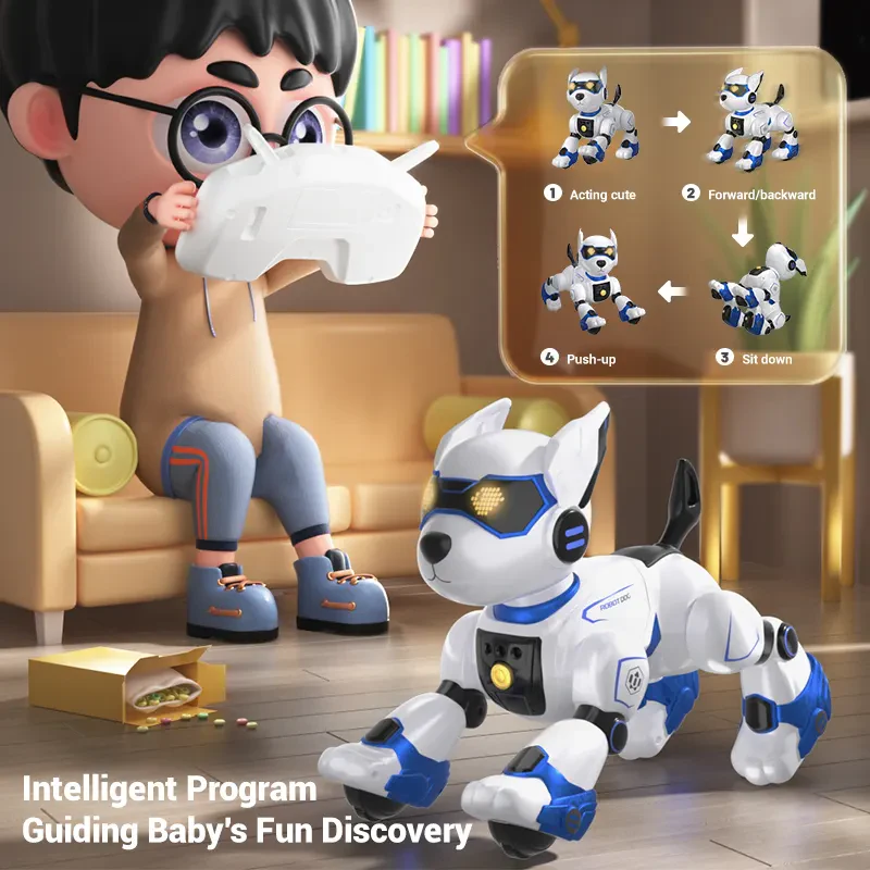 JJRC R27 Akıllı Kontrol ile Çok Fonksiyonlu Uzaktan Kumandalı Robot Köpek