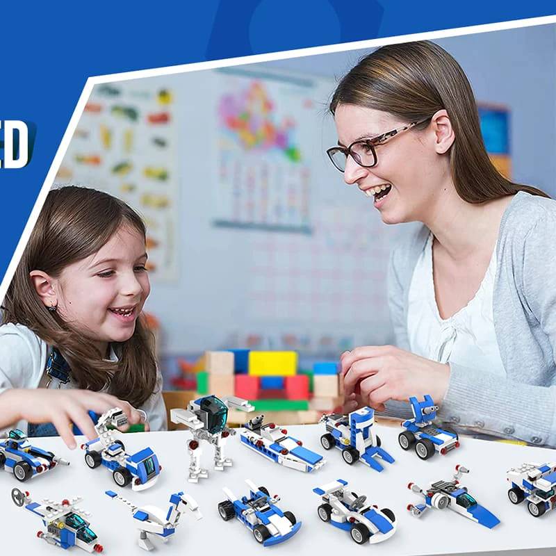 Makerzoid Fun Building 30’u 1 arada STEAM Yapı Blokları Seti 6+ Yaş