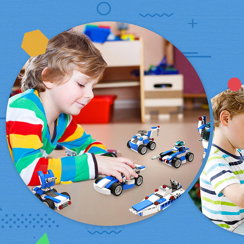 Makerzoid Fun Building 30’u 1 arada STEAM Yapı Blokları Seti 6+ Yaş