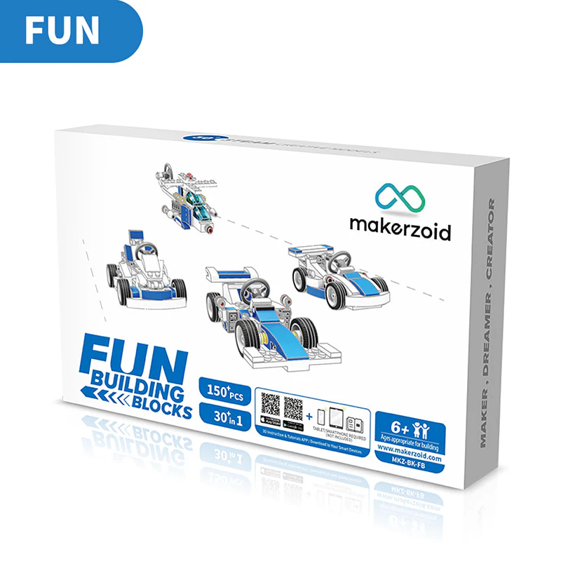 Makerzoid Fun Building 30’u 1 arada STEAM Yapı Blokları Seti 6+ Yaş