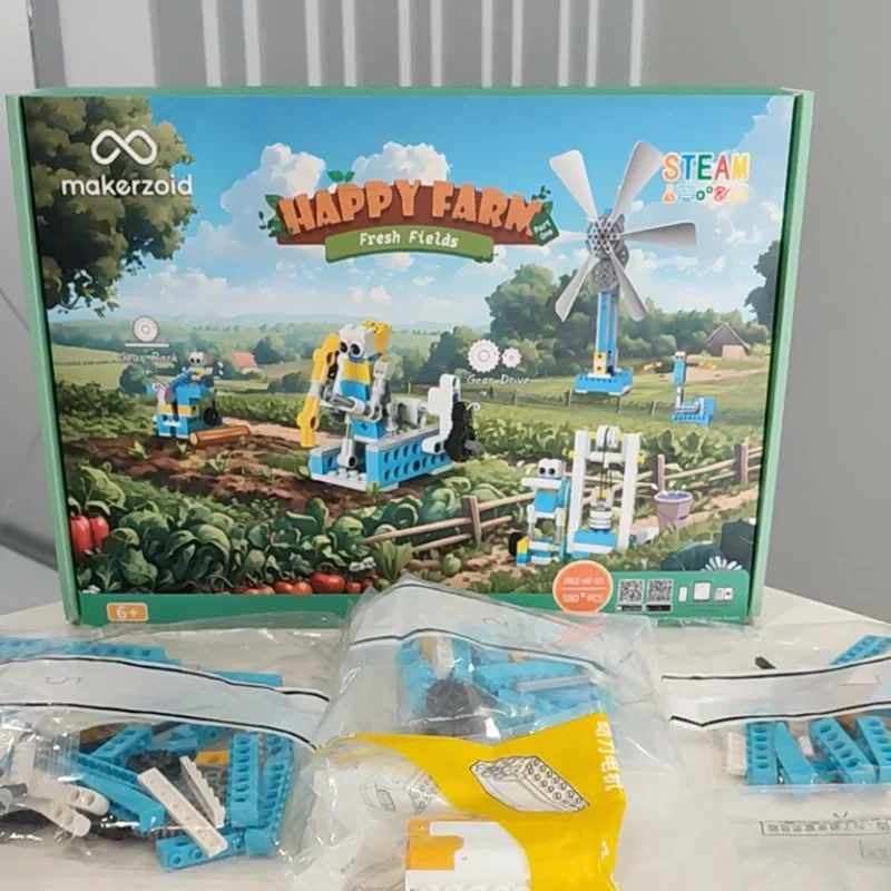 Makerzoid Happy Farm 2 – 570 Parça Çiftlik Seti 6+