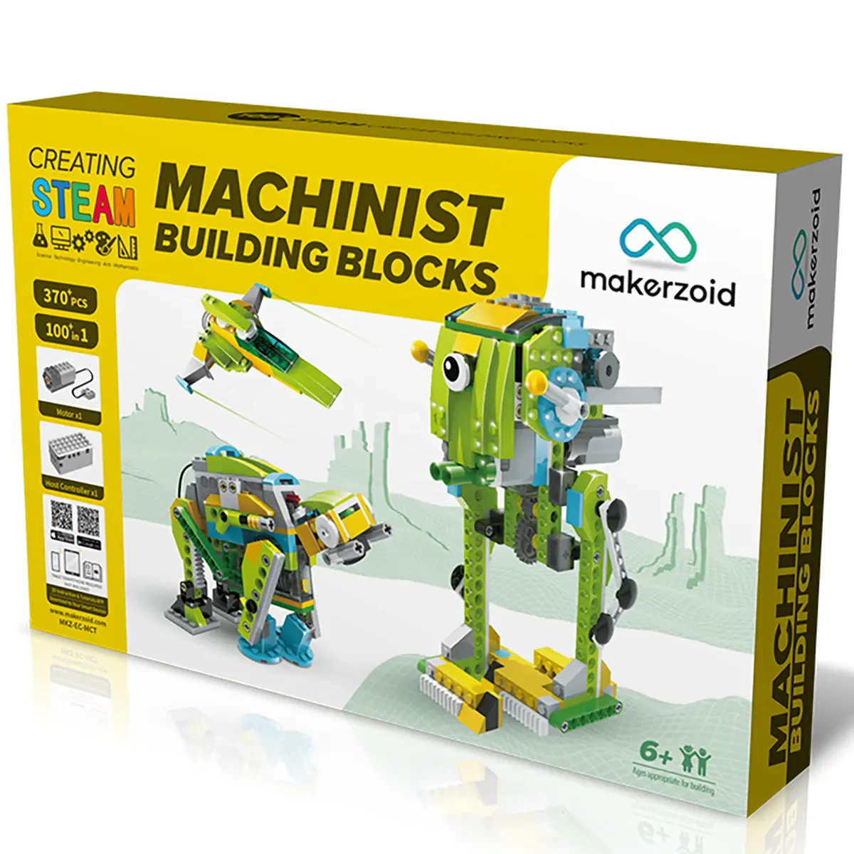 Makerzoid Makinist MKZ-BK-DB 100in1 Robotik Kodlama Seti 6+ Yaş