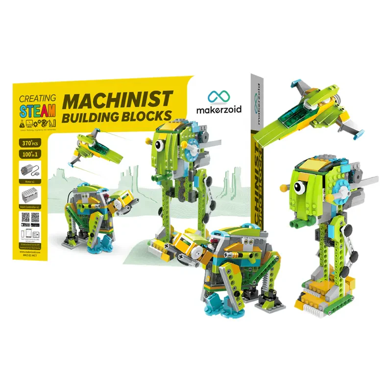 Makinist Kodlama Öğrenme İdeal Hediye WEDO DIY Programlama Eğitici STEM Yapı Taşları Robot (Kopya)