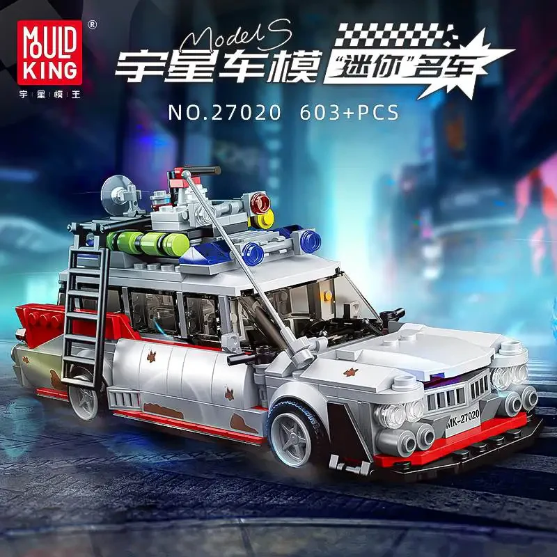 Mould King 10021 Hayalet Otobüs Yapı Taşları Seti – Klasik Film Aracı Modeli