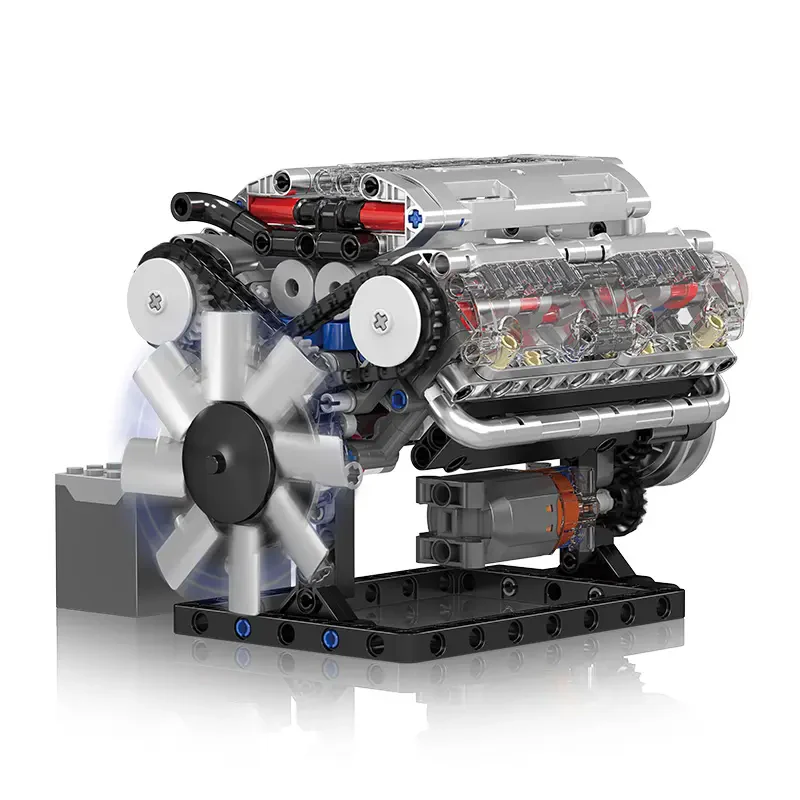 Mould King 10088s Teknik No.v8 Motor 535 Parça Model Yapım Seti