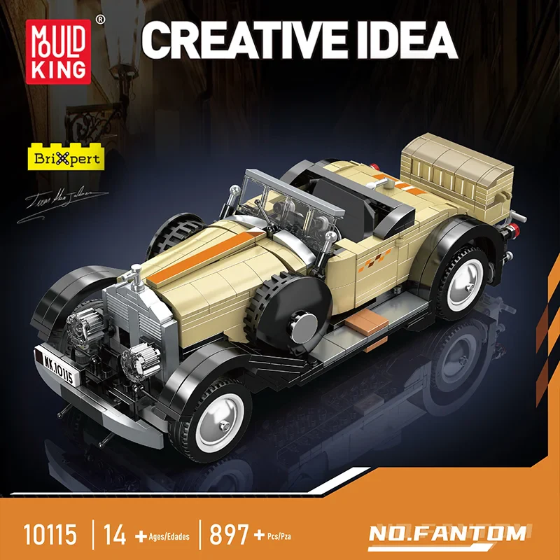 Mould King 10115 Phantom Klasik Araba Yapım Seti