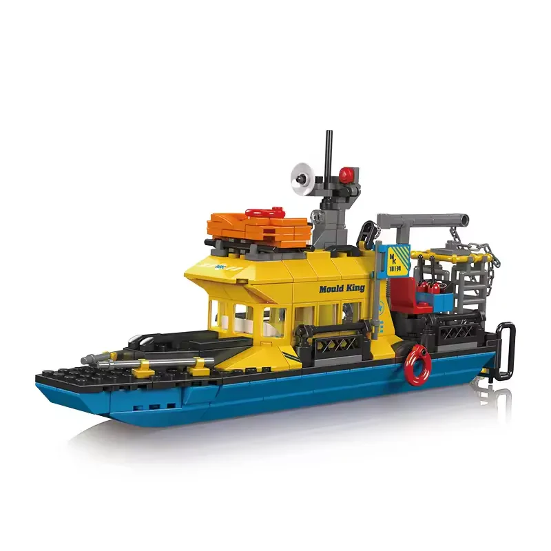 Mould King 10134 Sualtı Keşif Gemisi 380 Parça Lego Gemi Seti