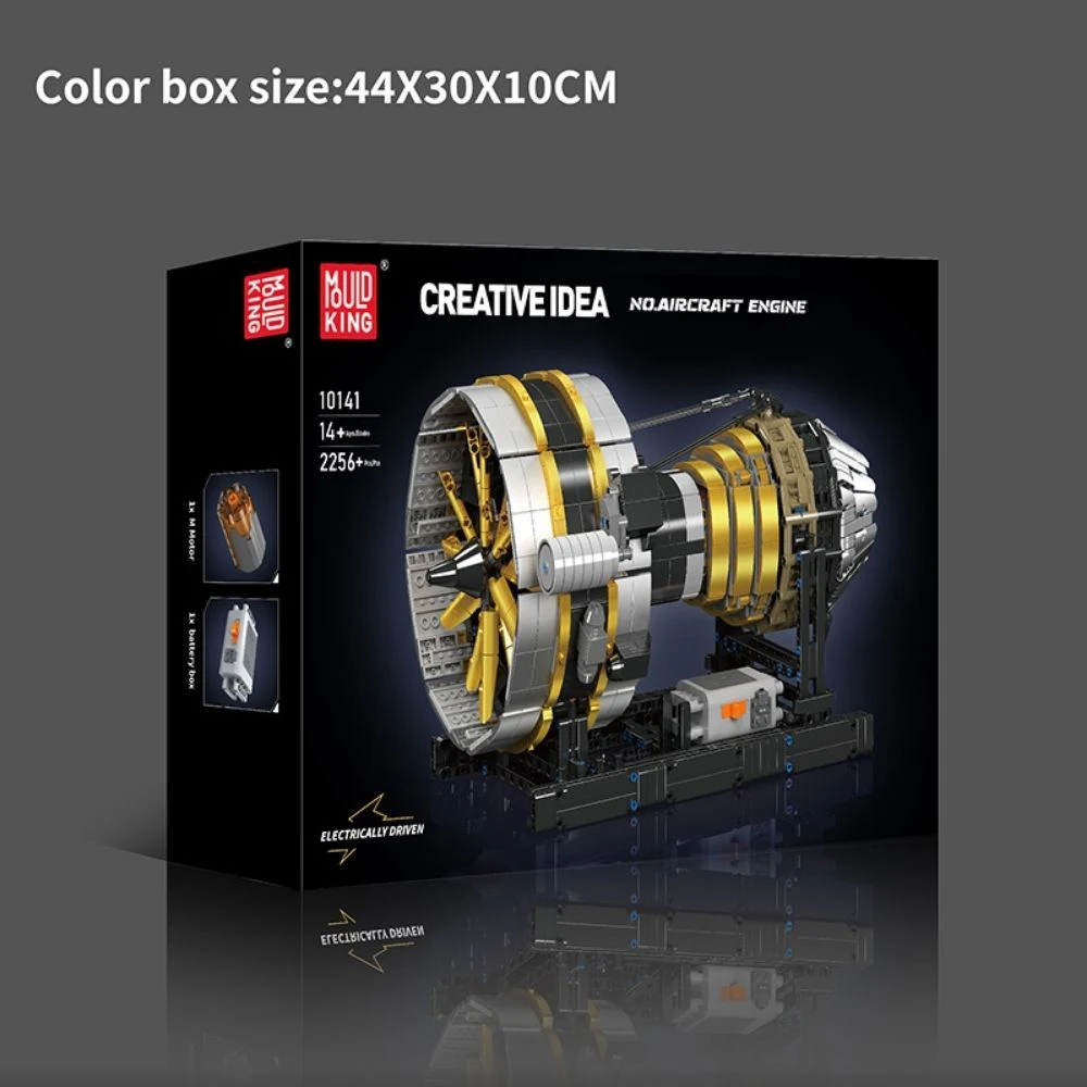 Mould King 10141 Uçak Motoru 2256 Parça Model Yapım Seti