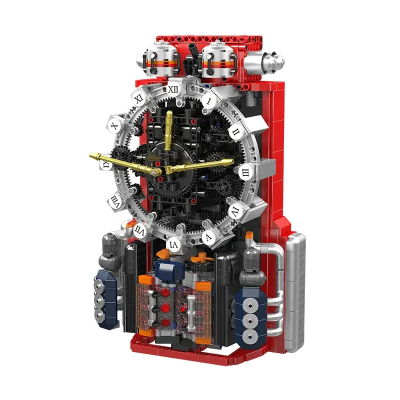 Mould King 10187 Creative İdea Cyberpunk Mekanik Saat – 1601 Parça