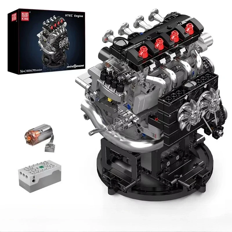 Mould King 10234 Şehir Spor Arabası Motor Montaj Yapım Seti 772 Parça