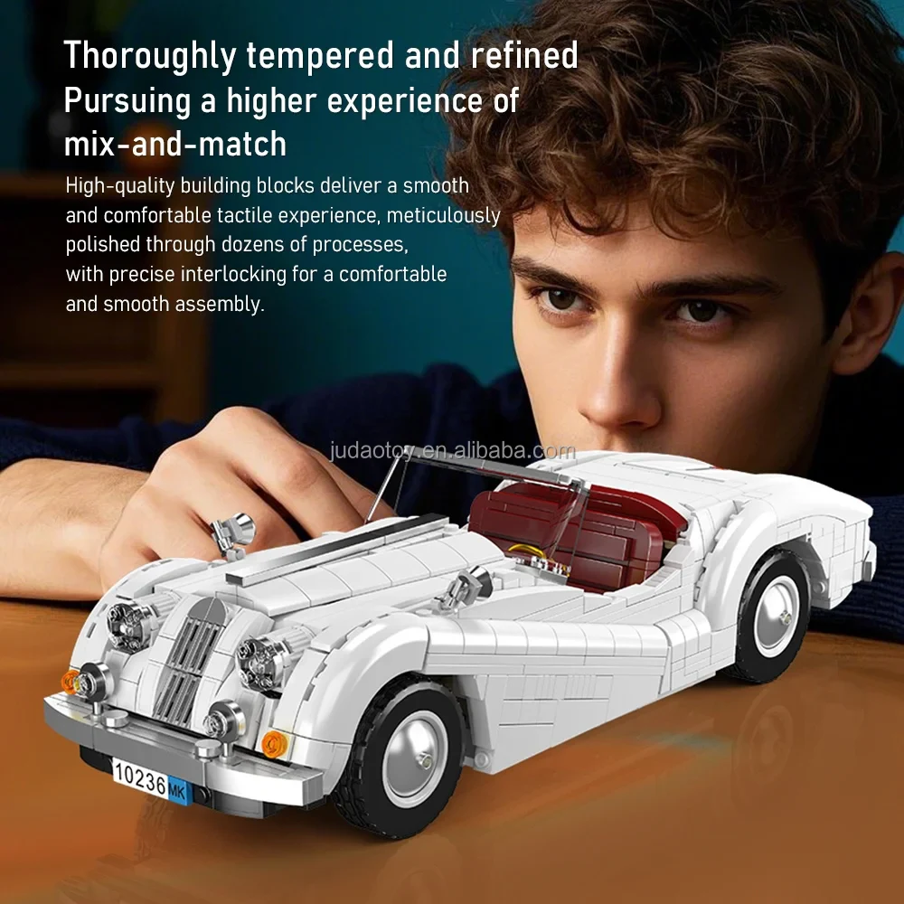 Mould King 10236 Cabrio İki Kişilik Spor Araba Yapım Seti