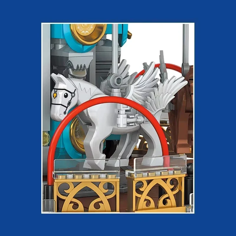 Mould King 11011 Motorlu Atlıkarınca Eğlence Parkı Yapım Seti