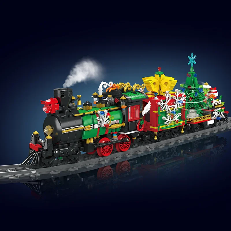 Mould King 12012S Uzaktan Kumandalı Noel Treni Yapı Taşı Seti