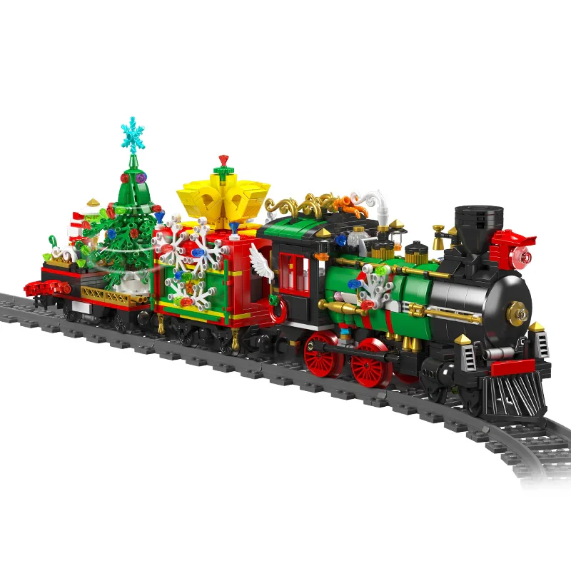 Mould King 12012S Uzaktan Kumandalı Noel Treni Yapı Taşı Seti
