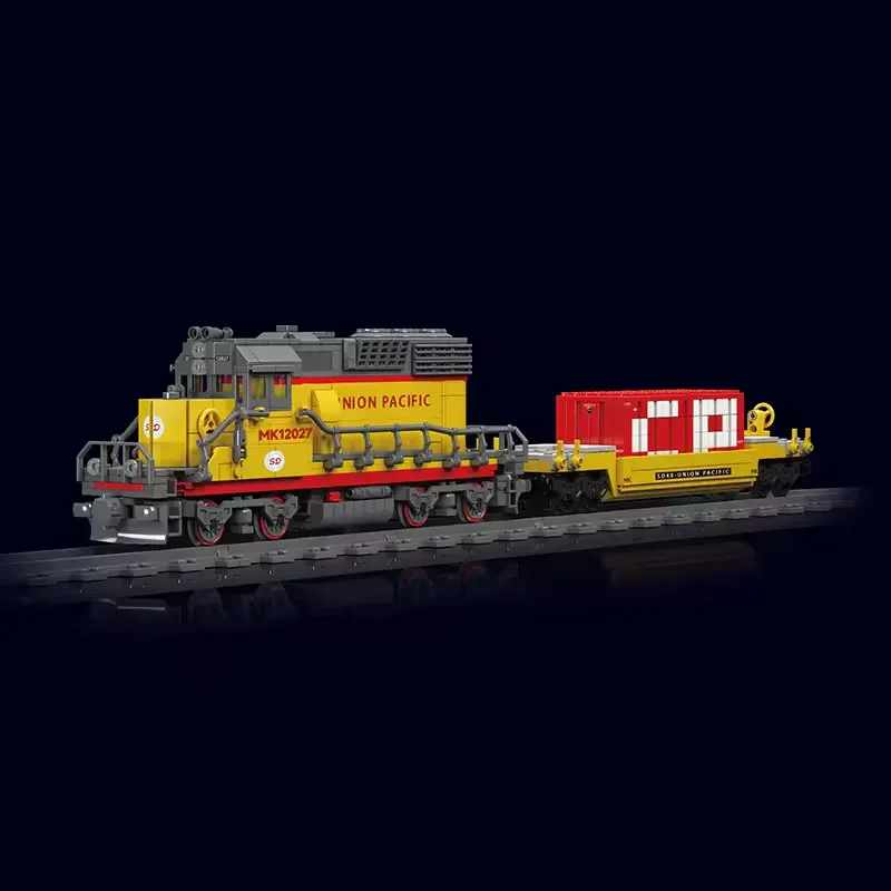 Mould King 12027S Motorlu EMD SD40-2 1257 Parça Lego Express Tren Modeli