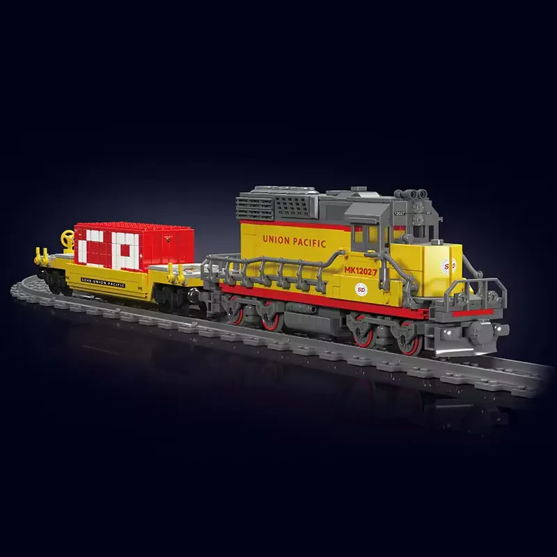 Mould King 12027S Motorlu EMD SD40-2 1257 Parça Lego Express Tren Modeli
