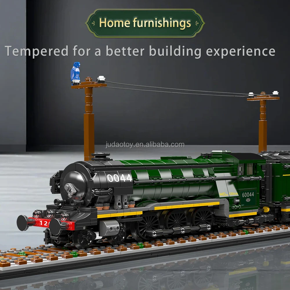 Mould King 12044 Motorlu İskoç Treni Yapım Seti