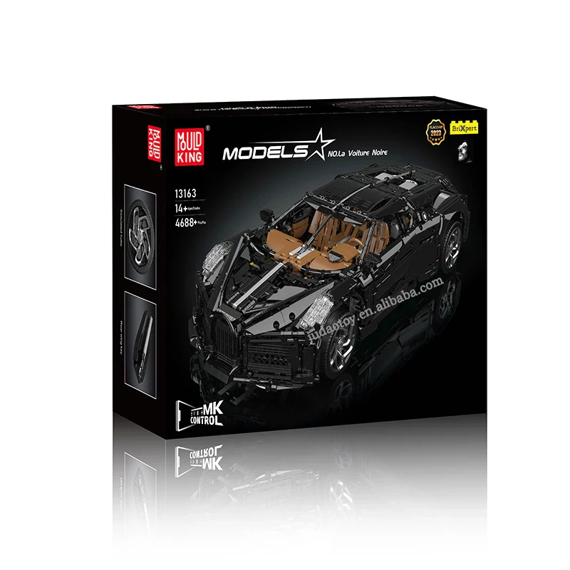 Mould King 13163 Uzaktan Kumandalı Spor Araba Yapım Blokları 4688 Parça