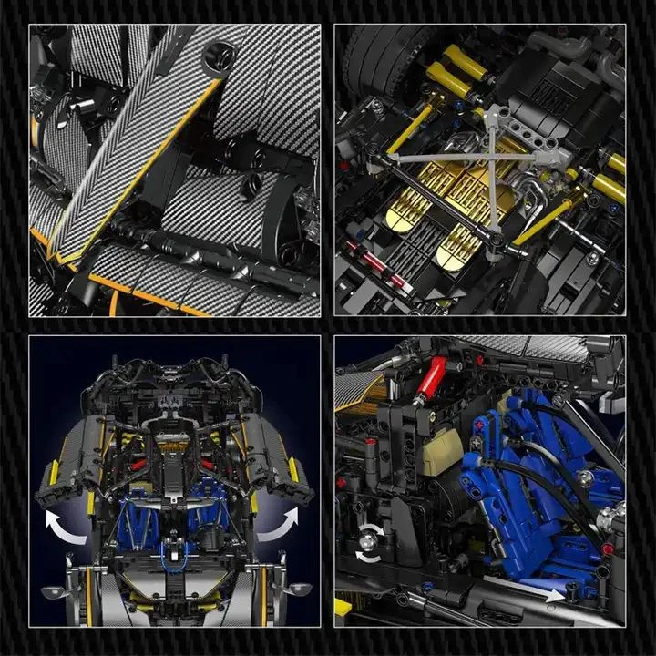 Mould King 13182 Technic Huayra 4802 Parça Lego Araba Seti