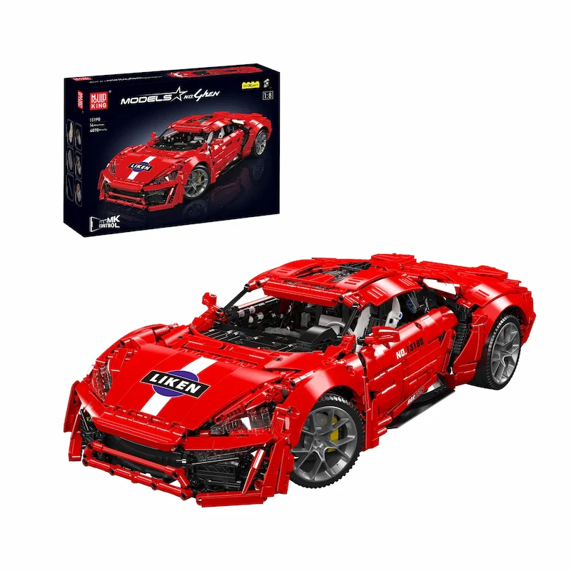 Mould King 13190 Lykan Uzaktan Kumandalı Hypersport 4.070 Parça Araba Yapım Seti