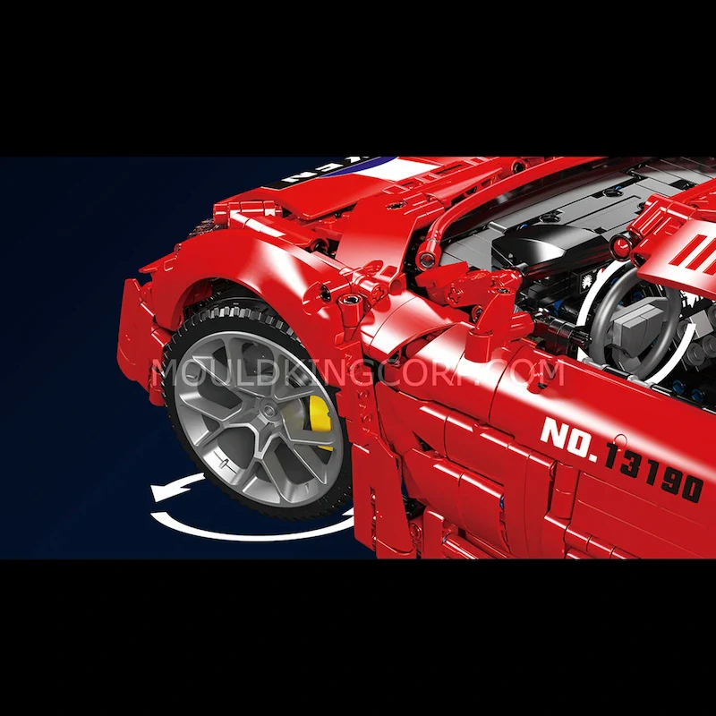 Mould King 13190 Lykan Uzaktan Kumandalı Hypersport 4.070 Parça Araba Yapım Seti