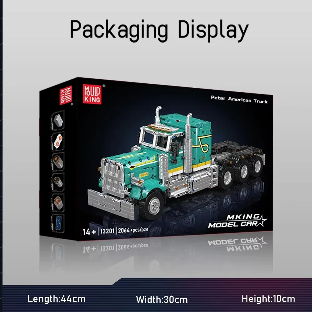 Mould King 13201 Uzaktan Kumandalı Tır Yapım Seti 2064 Parça