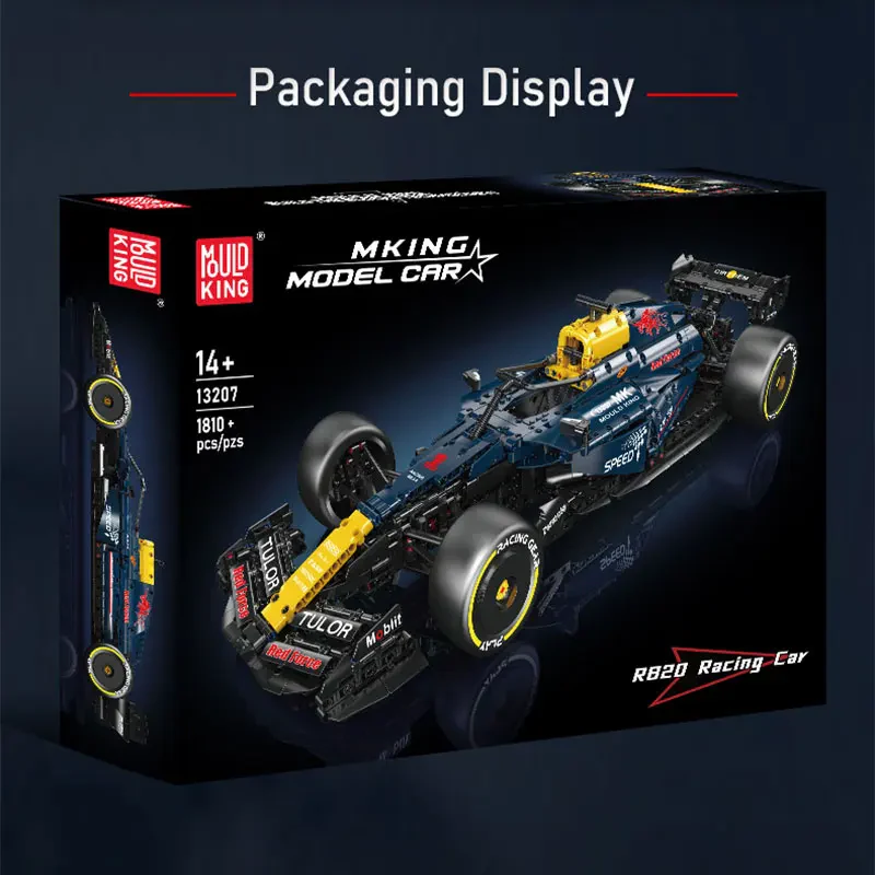 Mould King 13207 RB20 Spor Araba Yapım Blokları