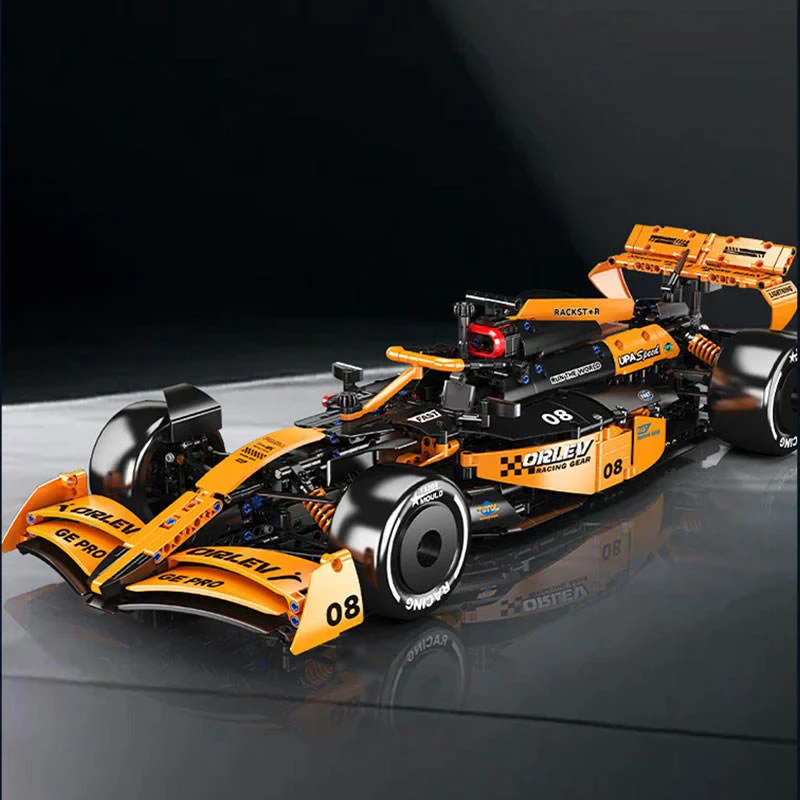 Mould King 13208 MCL F1 Yarış Arabası Yapım Seti – 1480 Parça Statik Formula 1 Model Araba