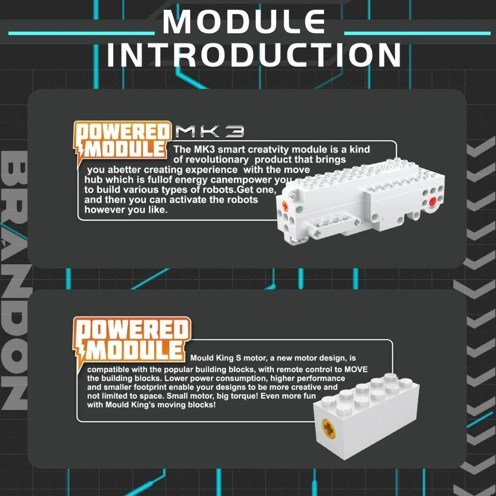 Mould King 15082 3in1 Eğitici 536 Parça Robot Seti