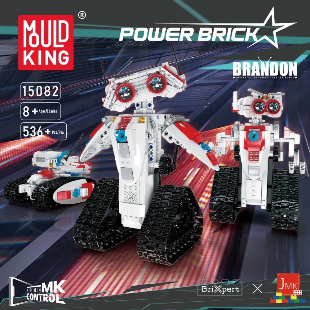 Mould King 15082 3in1 Eğitici 536 Parça Robot Seti