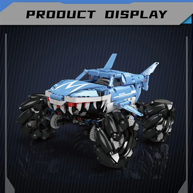 Mould King 18032 Megalodon RC Canavar Kamyon Yapım Seti 786 Parça