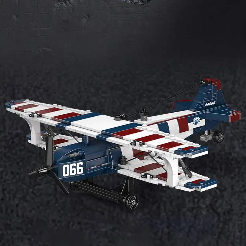 Mould King 24066 Yarış Biplane Uçak Yapım Seti