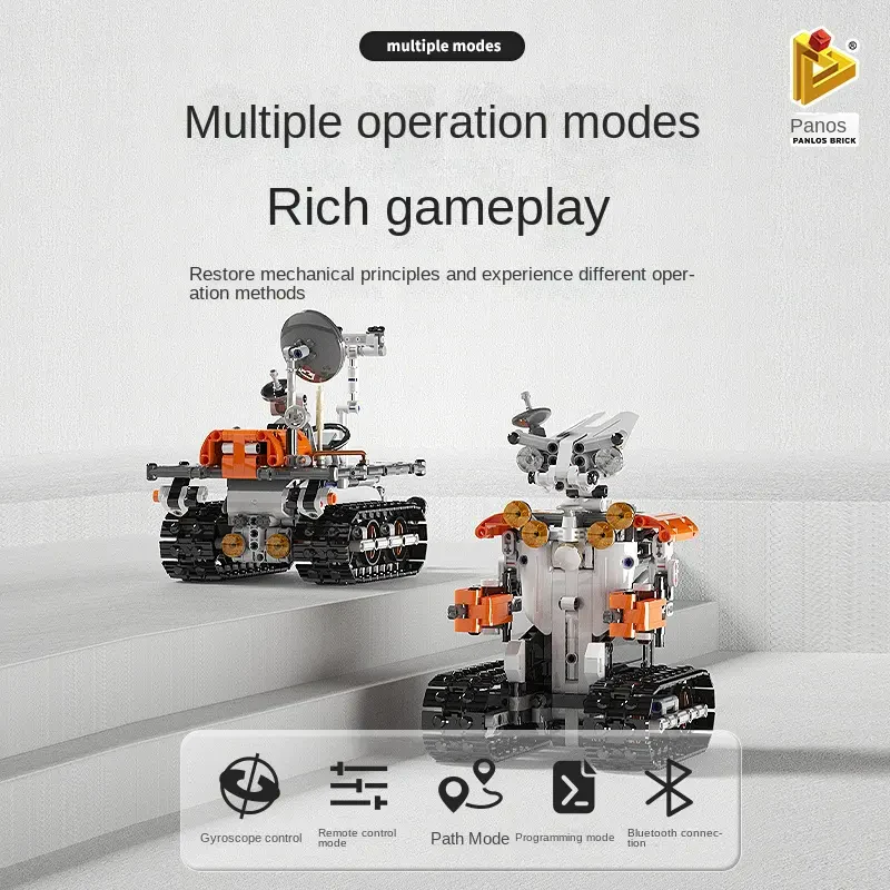 OEM/ODM Akıllı Programlama Uzaktan Kumandalı Yapı Taşı Robot – Panlos 675004